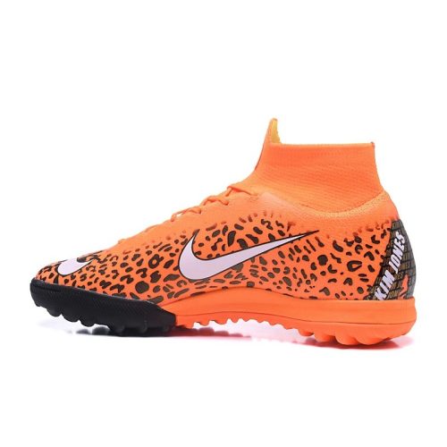 fodboldstøvler Nike Mercurial SuperflyX 6 Elite TF - CR7 Sort Orange_3.jpg